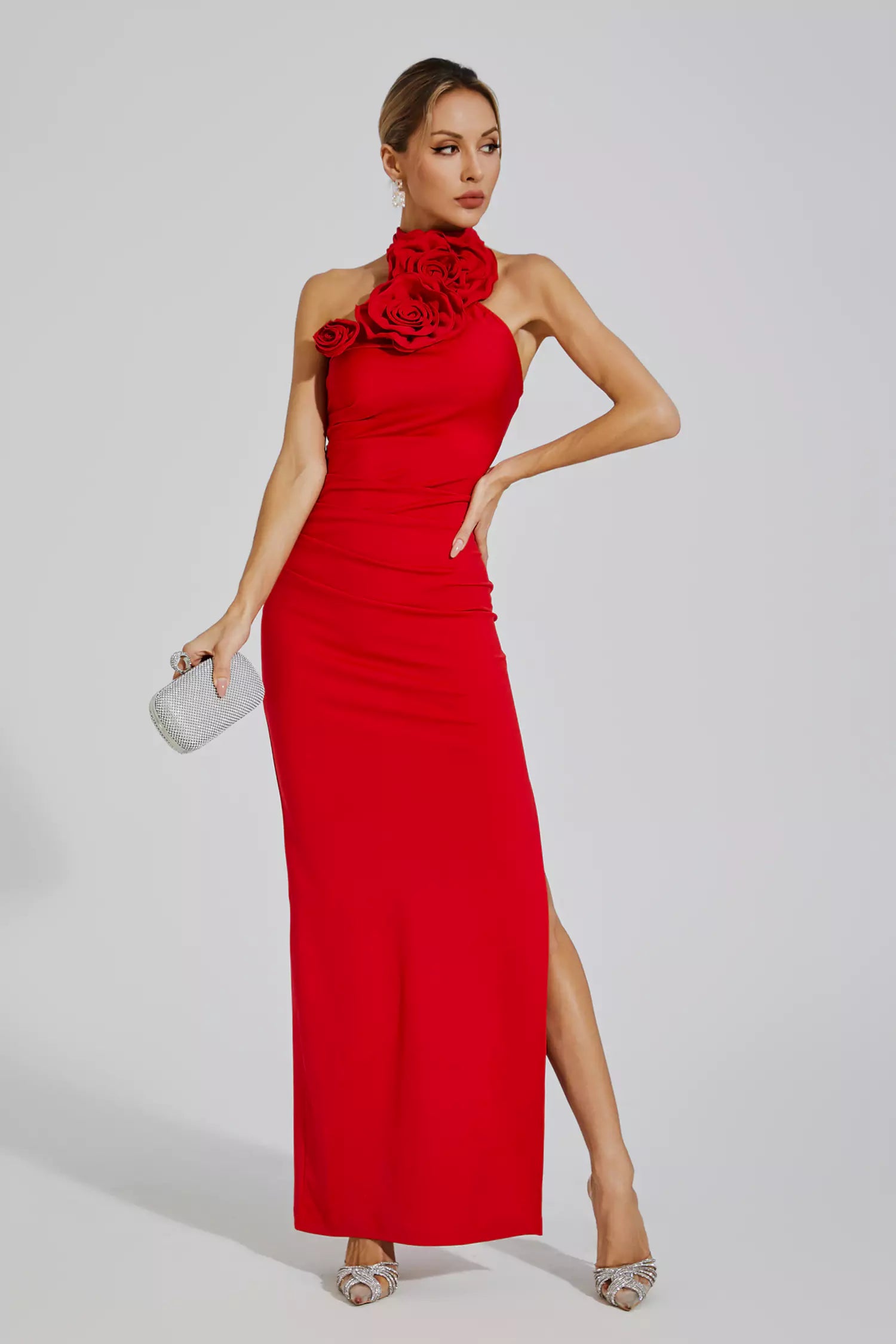 Vestido Fiori - Vermelho