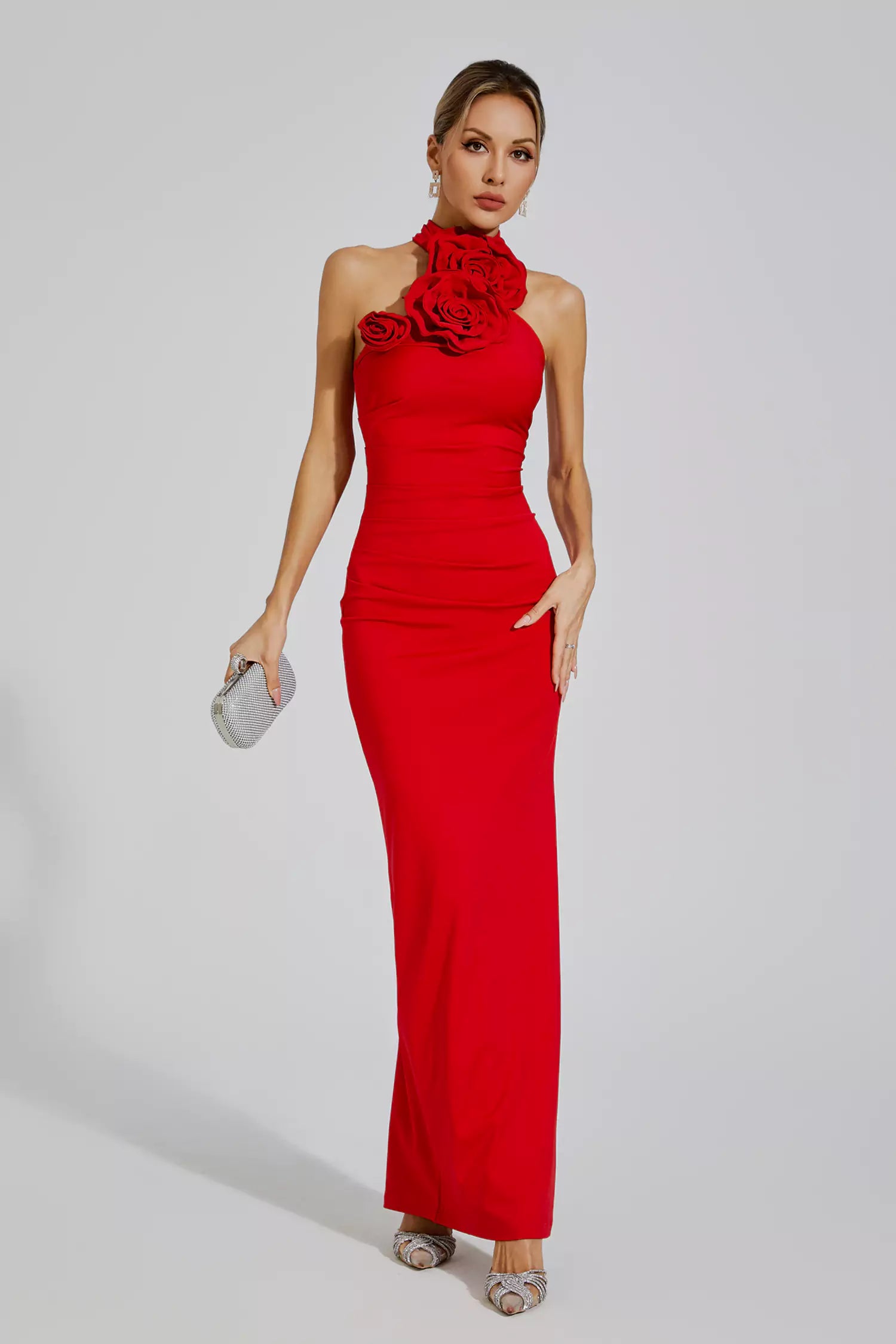 Vestido Fiori - Vermelho