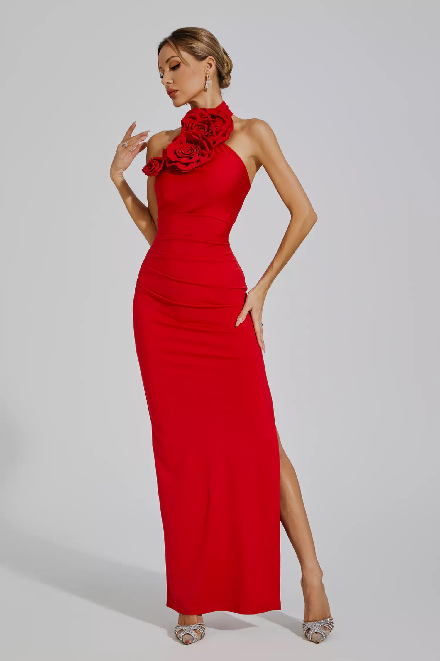 Vestido Fiori - Vermelho