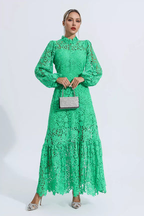 Vestido Givency Renda  - Verde