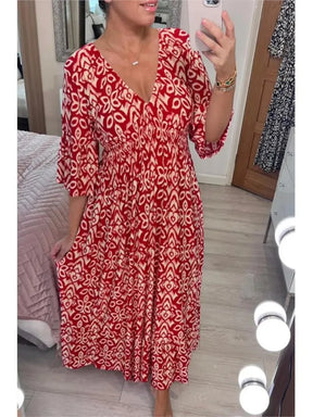 Vestido Santorini Decote em V