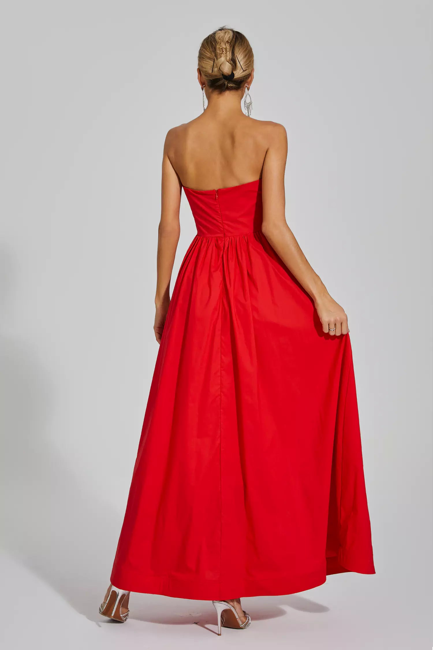 Vestido Bacio de Rosas - Vermelho